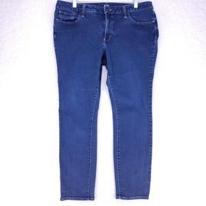 ANA New Approach Skinny Jeans Women Size 18 Mid Rise Soft Denim Casual Pants